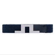 J.Lindeberg Braided Bridge 35 Golf Belt - JL Navy