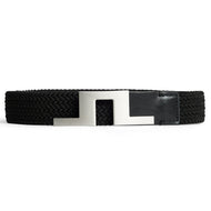 J.Lindeberg Braided Bridge 35 Golf Belt - Black
