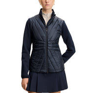 J.Lindeberg Women's Holma Quilt Hybrid Golf Jacket - JL Navy