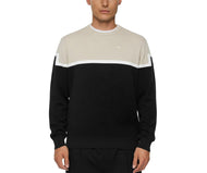 J.Lindeberg Emrik Block Knitted Golf Sweater - Black