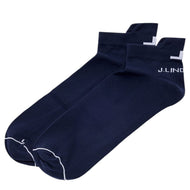 J.Lindeberg Spin Short Golf Socks - JL Navy