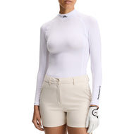 J.Lindeberg Women's Ella Compression Golf Shirt - White