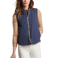 Peter Millar Women's Surge Full Zip Golf Vest - Navy