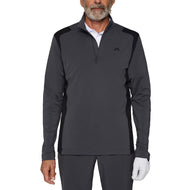J.Lindeberg Lukas Quarter Zip Golf Mid-Layer - Asphalt