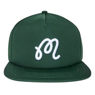 Malbon M Snapback Cap - Forest