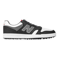 New Balance 480 Spikeless Wide (EE) Golf Shoes - Black/White