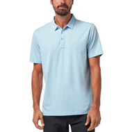 Travis Mathew Heater Pro Golf Polo Shirt - Heather Dream Blue