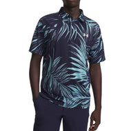Under Armour Matchplay Golf Polo Shirt - Midnight Navy/Blue Haze Palm