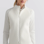 Peter Millar Women's Merge Hybrid Golf Jacket - White