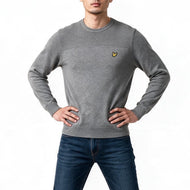 Lyle & Scott Golf 1874 Crew Neck Pullover - Carbon Grey