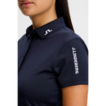 J.Lindeberg Women's Tour Tech Golf Polo Shirt - JL Navy