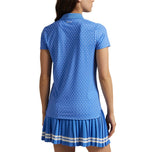 RLX Ralph Lauren Women's Printed Airflow Polo Shirt - Summer Blue/RL Polka Dot