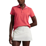 RLX Ralph Lauren Women's Tour Performance Golf Shirt - Red Sky
