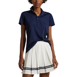 RLX Ralph Lauren Women's Tour Performance Golf Shirt - Navy