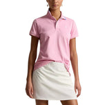 RLX Ralph Lauren Women's Tour Pique Golf Shirt - Light Pink/Ceramic White/Blue Mist