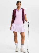 J.Lindeberg Women's Cara Printed Golf Polo Shirt - Orchid Bouquet