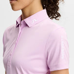 J.Lindeberg Women's Tour Tech Golf Polo Shirt - Orchid Bouquet