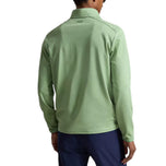 RLX Ralph Lauren Driver Luz Perf Jersey 1/4 Zip Golf Midlayer - Outback Green Heather