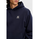 J.Lindeberg Club Printed Golf Hoodie - JL Navy