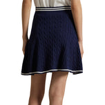 RLX Ralph Lauren Women's Knit A-Line Golf Skort - Refined Navy/White Splash