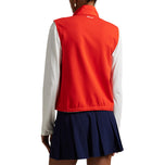 RLX Ralph Lauren Women's Quilted Hybrid Vest - Bright Poppy
