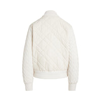 RLX Ralph Lauren Women's Wool Blend Cable Full Zip Jacket - Antique White