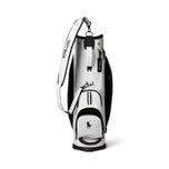 RLX Ralph Lauren Embroidered Logo Cart Golf Bag - White Multi