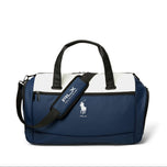 RLX Ralph Lauren Embroidered Logo Boston Golf Bag - Refined Navy/Ceramic White