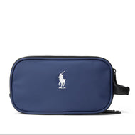 RLX Ralph Lauren Embroidered Logo Golf Pouch - Refined Navy/Ceramic White