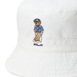 RLX Ralph Lauren Polo Bear Golf Bucket Hat - Ceramic White
