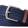 RLX Ralph Lauren Leather Trim Webbed Golf Belt - Newport Navy