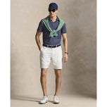 RLX Ralph Lauren Printed Lightweight Airflow Golf Polo Shirt - Refined Navy Links Deco