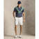 RLX Ralph Lauren Printed Lightweight Airflow Golf Polo Shirt - Refined Navy Links Deco