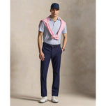 RLX Ralph Lauren Printed Lightweight Airflow Golf Polo Shirt - Fall Blue Beekman Deco