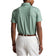 RLX Ralph Lauren Printed Lightweight Airflow Golf Polo Shirt - Outback Green Bulldog Foulard