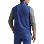 RLX Ralph Lauren Performance Wool Full Zip Golf Vest - Old Royal