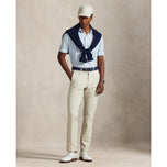 RLX Ralph Lauren Classic Fit Printed Airflow Golf Polo Shirt - Office Blue Boogey Texture