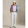 RLX Ralph Lauren Tailored Fit Lightweight Airflow Golf Polo Shirt - Carmel Pink