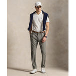 RLX Ralph Lauren Tipped Tailored Fit Performance Golf Polo Shirt - Ceramic White