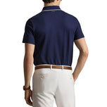 RLX Ralph Lauren Tipped Tailored Fit Performance Golf Polo Shirt - Refined Navy