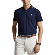 RLX Ralph Lauren Tipped Tailored Fit Performance Golf Polo Shirt - Refined Navy