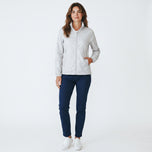Cross Women's Kiawah Windbreaker Golf Jacket - Pale Grey