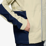 Galvin Green Arlo Waterproof Golf Jacket - Sand/Navy/White