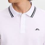 J.Lindeberg Joey Tipping Polo Shirt - White