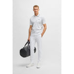BOSS Phoenix Regular Fit Golf Pants - White