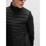 BOSS Thor Water Repellent Padded Golf Vest - Black