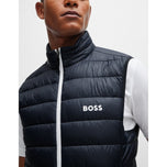 BOSS Thor Padded Golf Vest - Dark Blue