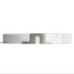 J.Lindeberg Braided Bridge 35 Golf Belt - White