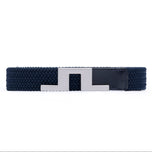 J.Lindeberg Braided Bridge 35 Golf Belt - JL Navy