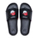Malbon Buckets Slides - Black/Red